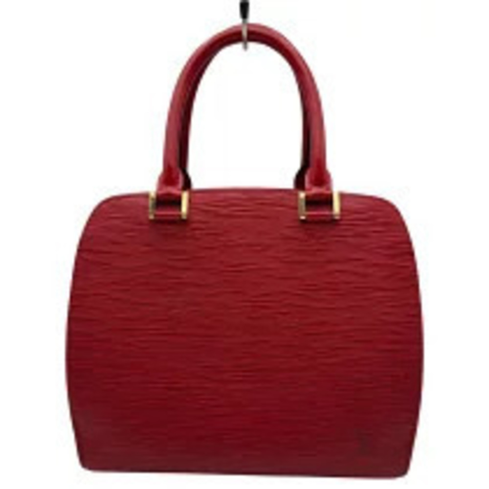 Louis Vuitton Pont Neuf Red Epi Leather Handbag